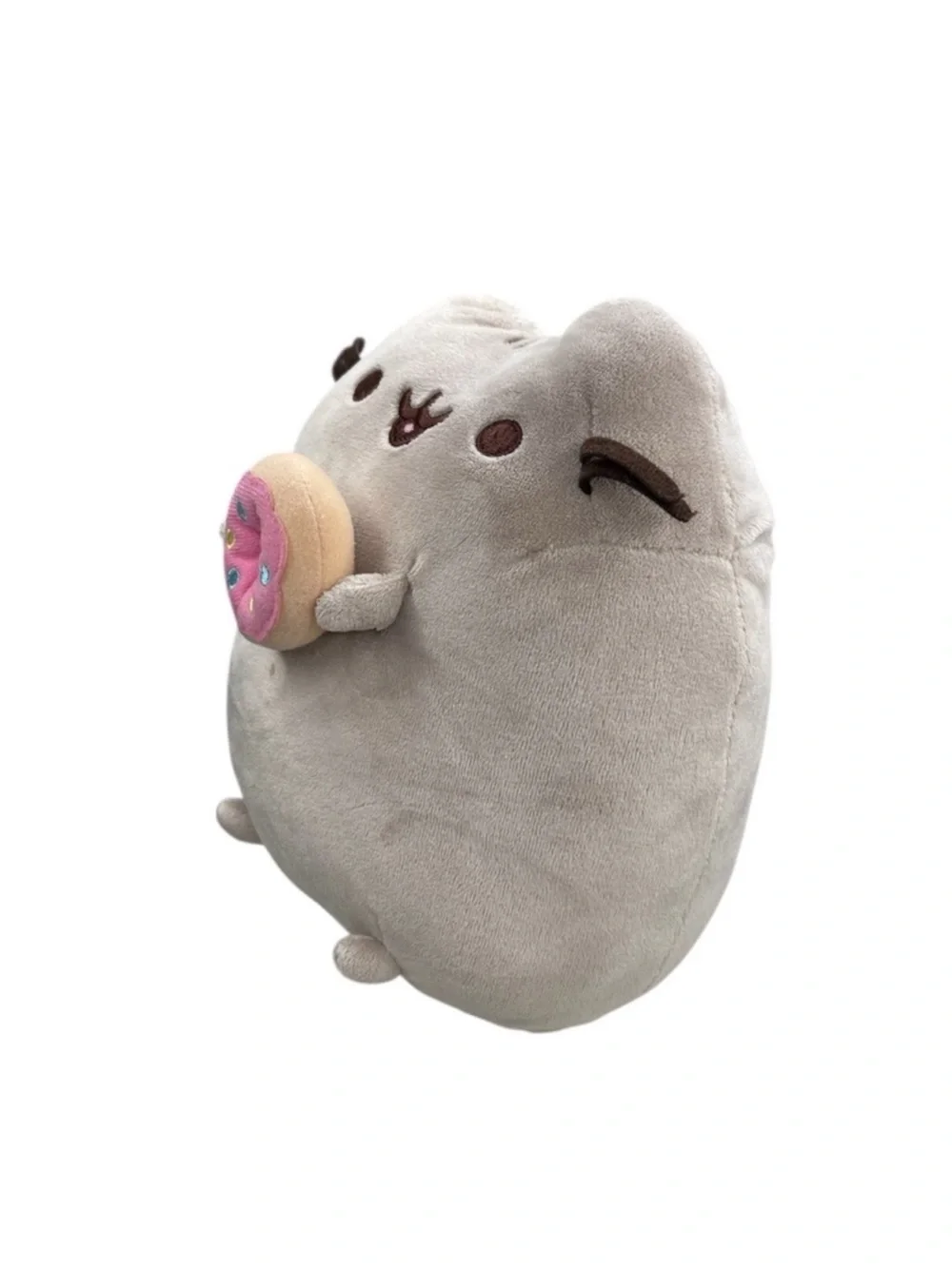 Pusheen Plush Toy Cat Holding a Donut Pusheen plushie